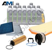 Оригинальный набор ТО-2 для Mercedes S350d/400d с маслом 5W30 МB 229.52