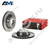 Задний левый тормозной диск 330х28 (BREMBO) 09.D934.11 для Porsche 911 Carrera (2011-2015)