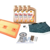 Комплект фильтров для ТО-2/4 Audi Q3 (2011-2018) 1.4TFSI с маслом Shell 0W30