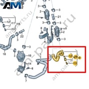 Шланг системы охлаждения Volkswagen id3 2020-2024 1EA121054D