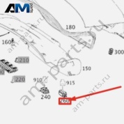 Фонарь багажника A22290693019051 Mercedes S-class W222