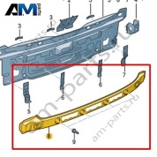 Задняя панель Volkswagen T-Roc 2018-2024 2GA813309
