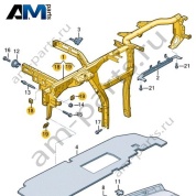 Поперечина передней панели Volkswagen id3 2020-2024 10C857017A