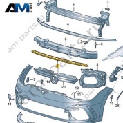 Усилитель 5HG807963 для Volkswagen Golf 8 2019-2026