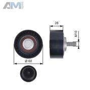 Обводной ролик (GATES) T36384 для  Volkswagen Touareg II (2014-2018) 3.6FSI