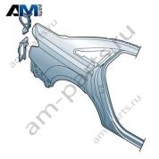 Крыло заднее правое Ауди А8 D5 4N0809838L
