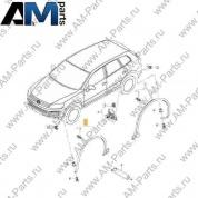 Накладка колёсной арки для Volkswagen Touareg 7P6853718AGRU