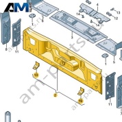 Задняя панель Volkswagen id-Buzz 2023-2024 1T3813301A