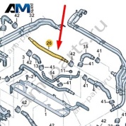 Трубопровод системы охлаждения Audi Q8 e-tron 2024-2024/Audi e-tron 2019-2023 4KE122480AE
