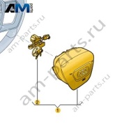 Модуль подушки безопасности руля VAG 8MA880201F6PS на Audi 2024-2026