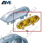 Дополнительные приборы Volkswagen Scirocco 2015-2018 1K8919527D
