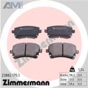 Задние тормозные колодки ZIMMERMANN 23882.175.1 на Audi A8 (D3) 2002-2010
