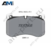 Передние тормозные колодки 2269701 Textar для Мерседес GLS 63 AMG