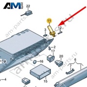 Микролифт с выключателем Audi A6 (C7) 2015-2018 4G1880324