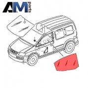 Стекло дверное для Volkswagen Caddy 2K0845201C