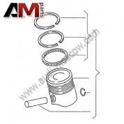 Поршень в сборе на Audi 06E107065DC