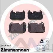 Передние тормозные колодки ZIMMERMANN (25028.160.1) на BMW X1 F48LCI 25iX