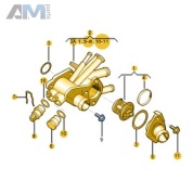 Корпус термостата VAG 032121026CN