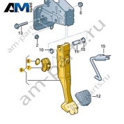 Педаль тормоза VAG 1K1723142J