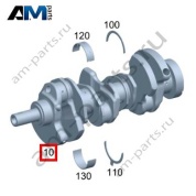 Коленвал  Mercedes GL400 X166 (M276) A2760301101