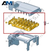 Блок предохранителей с предохранителями Volkswagen id3 2020-2024 1EA937548