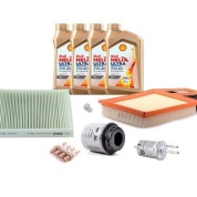 Комплект фильтров для ТО-4 Skoda Karoq 1.6SRE 1.6 New с маслом Shell 5W40