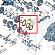 Комплект колец синхронизатора VAG 0A5311197C