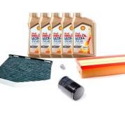 Комплект фильтров для ТО-1/3 Tiguan 2016-2020 2.0 TFSI с маслом Shell 0W30