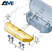 Подушка сиденья с обивкой Volkswagen Crafter 2012-2016 2E3885301F