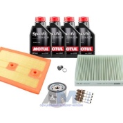 Комплект для ТО-2/4 для Audi A1 (8X) 1.4TSI с маслом Motul 5W30