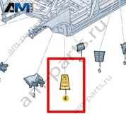 Защитный экран Volkswagen id-Buzz 2023-2024 1T3864650A