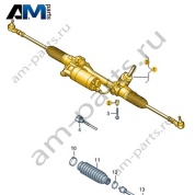 Рулевой механизм с рулевыми тягами Volkswagen id-Buzz 2023-2024 1N3423050P