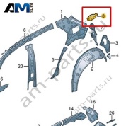 Усилитель крепления ремня безопасности Volkswagen id3 2020-2024 10A810427