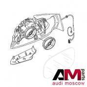 Основание наружного зеркала с электроприводом и складыванием правое Ауди А3 8P1858532FC01C