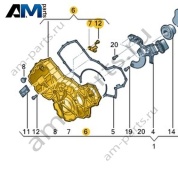 Крышка корпуса опоры VAG 0EA907300B