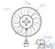 Дополнительный вентилятор для Kodiaq (2016-2025) 2.0TDI 47970