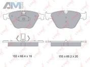 Колодки тормозные передние LYNX для BMW 5 серия (F10) 2011-2013 BD-1435