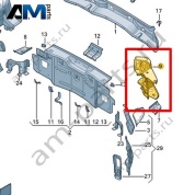 Усилитель канала уплотнителя Volkswagen id4/id5 2021-2024 11E813331