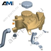Бачок ОЖ для Mercedes W223 AMG S63 (M177) A1772004801