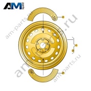 Алюминиевый диск с шиной (запасное колесо) Audi Q7 (4M) 2016-2024 4M0601010