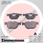 Передние тормозные колодки (24170.195.1) ZIMMERMANN на BMW X5 (F15) 35iX