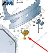 Замок багажника 2SD827505A на Volkswagen Golf 8 2019-2026