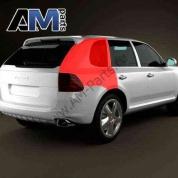 Крыло заднее правое Кайен 95550394400GRV