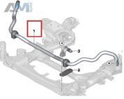 Передний стабилизатор 31306870666 на BMW X5 (G05) 2018-2023