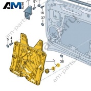 Стеклоподъемник передний правый без электродвигателя Volkswagen id3 2020-2024 10A837462B