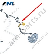 Кронштейн тормозного шланга Audi Q8 e-tron 2024-2024/Audi e-tron 2019-2023 4KE611845B
