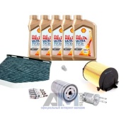 Комплект фильтров для ТО-2/4 Golf VI 1.6 с маслом Shell 5W40