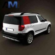 Стекло боковое для Skoda Yeti 5L6845298E