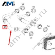 Обратная магистраль АКПП на Mercedes E220d W213 (OМ654) A6541800300