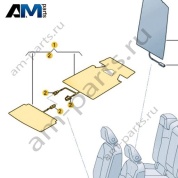 Нагревательный элемент сиденья Volkswagen id4/id5 2021-2024 11A963555